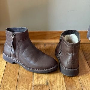 Woman’s Leather Ugg Boots